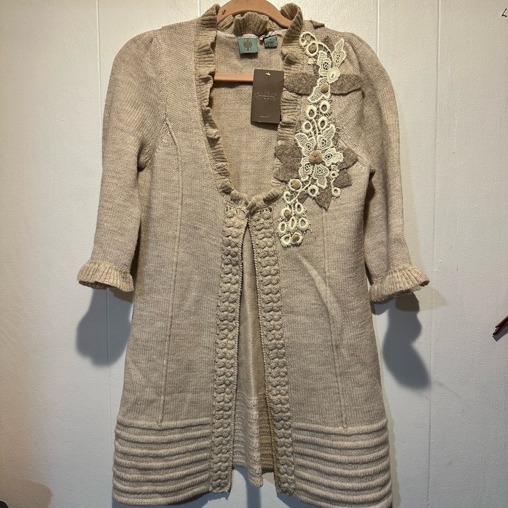 NWT Anthropologie Havilland cardigan size m - Picture 5 of 6